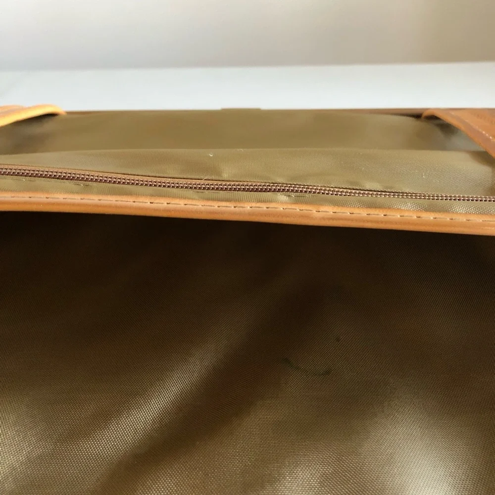 Vintage Hartmann Nylon & Leather Carry On Luggage w/Adjustable Shoulder Strap